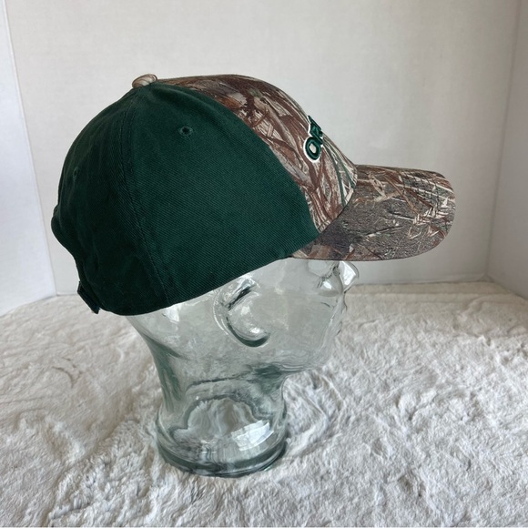 University Oregon Ducks UO Strapback Hat Baseball Cap Mossy Oak Blades Camo - Picture 5 of 10
